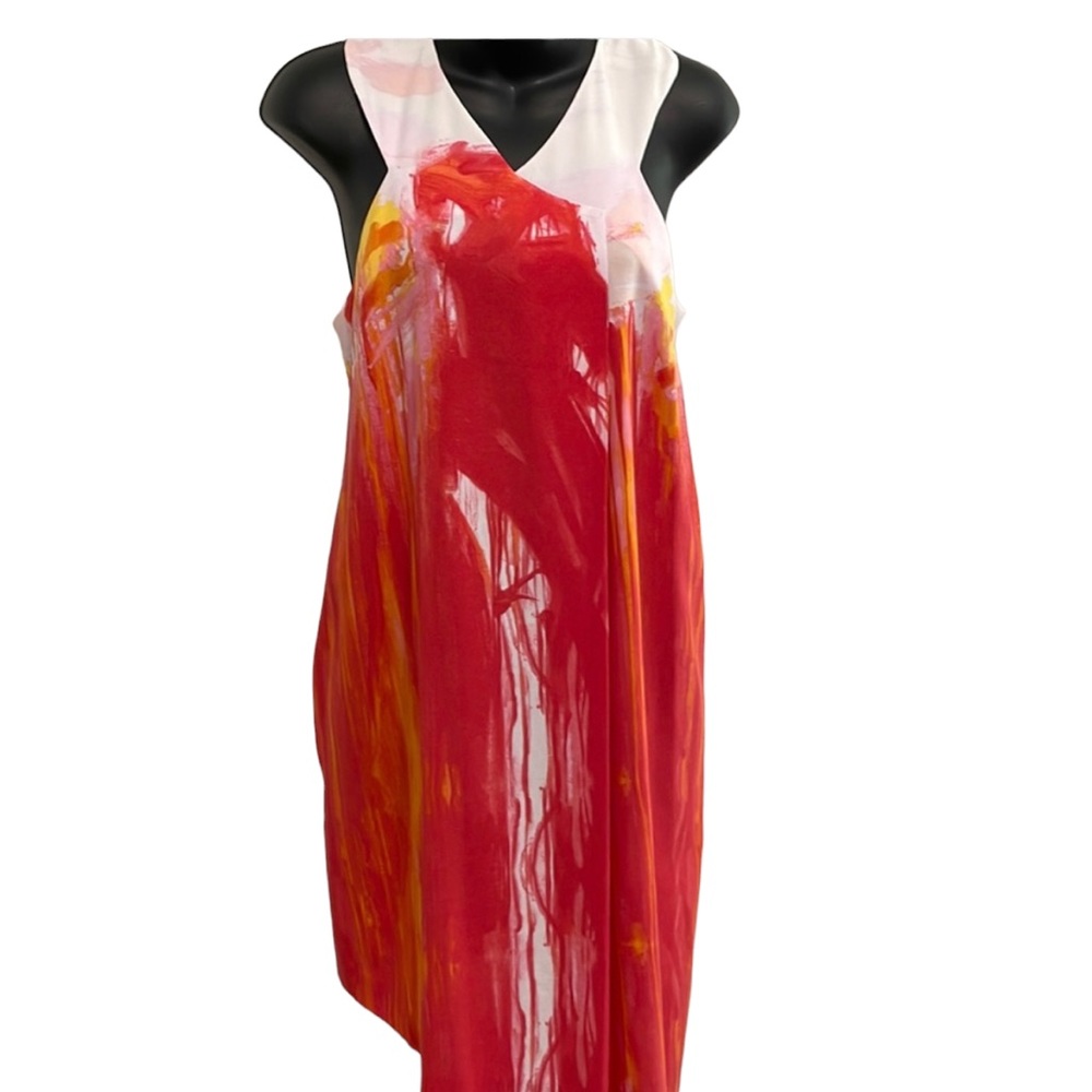 RACHEL RACHEL ROY angled sleeveless dress in medium, EUC